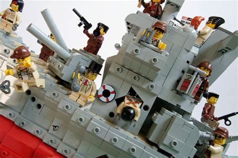 LEGO Yamato Sinking