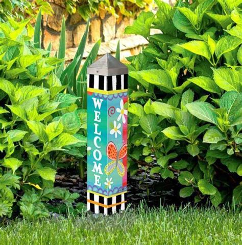 Art Pole Gardens Collection Decorative Garden Art Poles State Of The