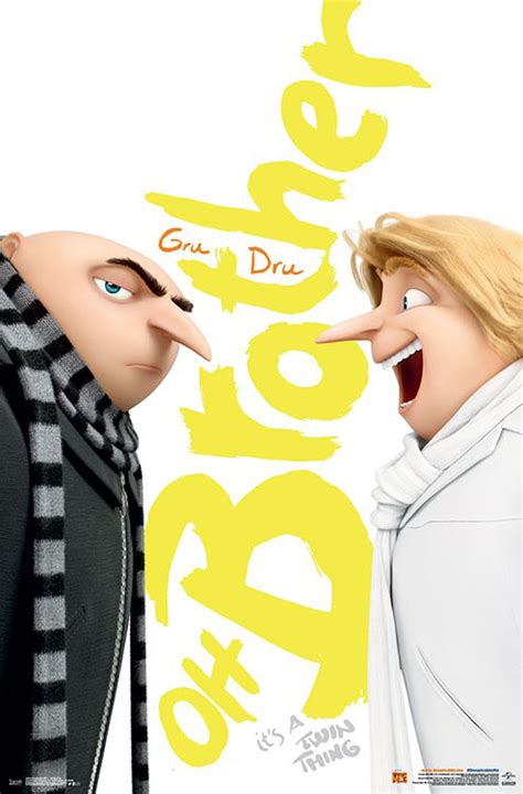 Despicable Me 3 Poster Dru And Gru Oh Brother Posters Buy Now In The