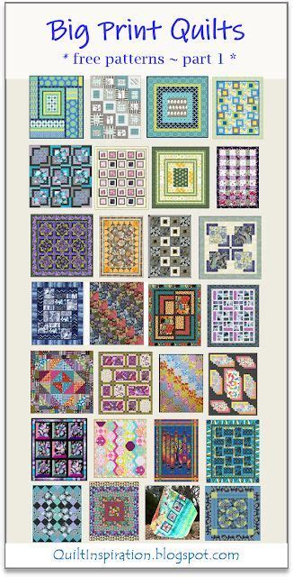 Free Pattern Day Big Print Quilts Part 1 In 2024 Large Print Quilt