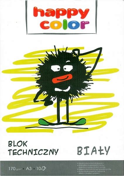 Happy Color Blok Techniczny A Ark Bia G Allegro Pl