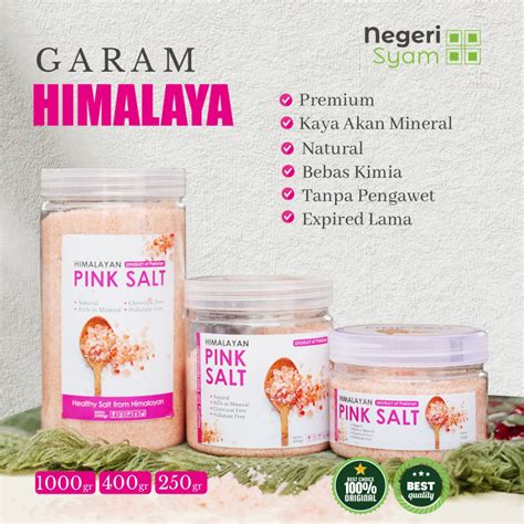 Jual Garam Himalaya Himsalt Premium Original Himalayan Pink Rock Salt