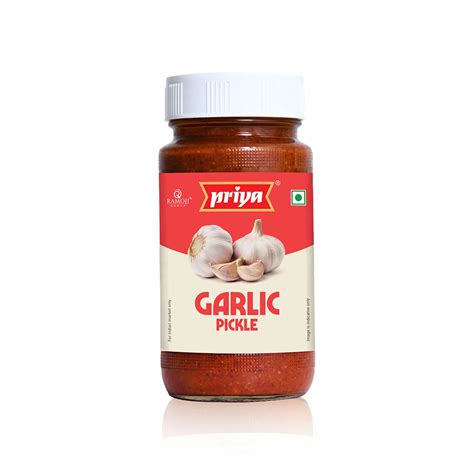 Priya Garlic Pickle G Authentic Telugu Style Achar Traditional