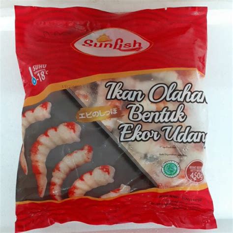 Jual Sunfish Olahan Ikan Bentuk Ekor Udang Gr Shopee Indonesia