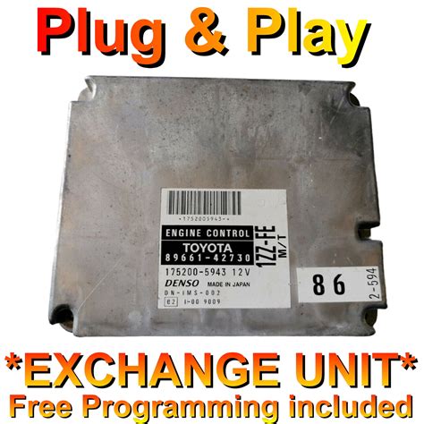 Toyota Rav Ecu Denso Plug Play Exchange