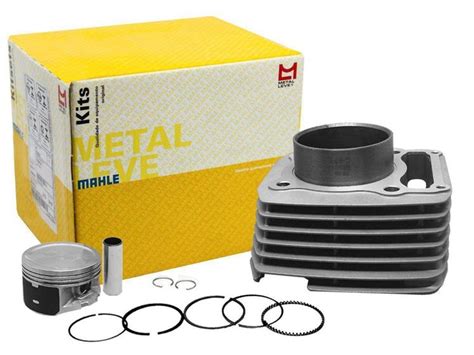 Kit cilindro pistão e anéis honda cb300 xre 300 todos os anos metal