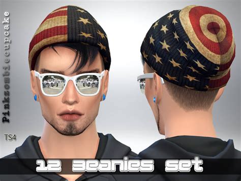 The Sims Resource 12 Beanies Set