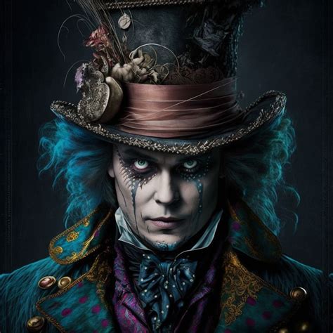 Mad Hatter dressed for a masquerade ball | Dark alice in wonderland, Alice in wonderland artwork ...