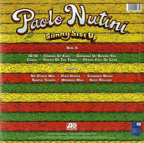 NUTINI PAOLO – SUNNY SIDE UP LP – Dancing Bear