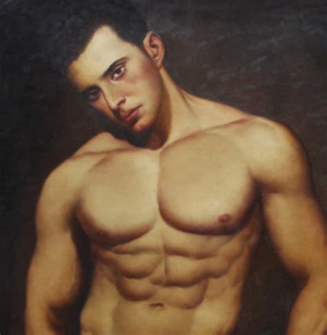 Homme nu peinture érotique gay originale huile sur toile Etsy de