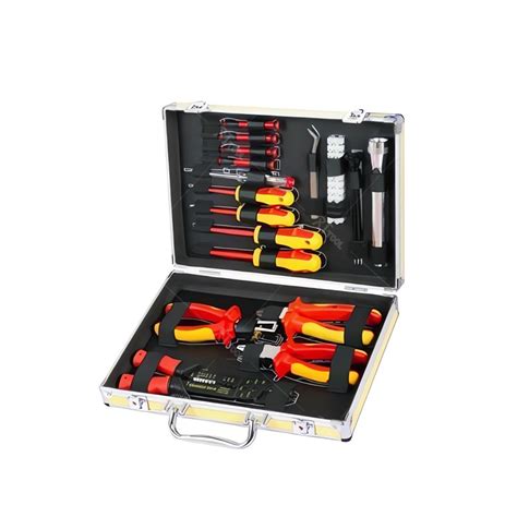 RTTOOL 17pcs Aluminum tool set mechanical hardware germany design tool kit