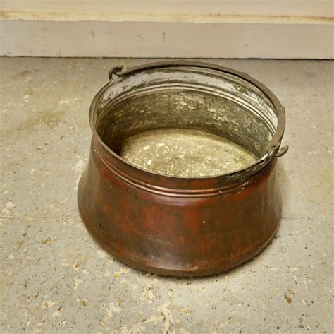 19th Century Copper Cooking Pot Cauldron For Sale At 1stdibs