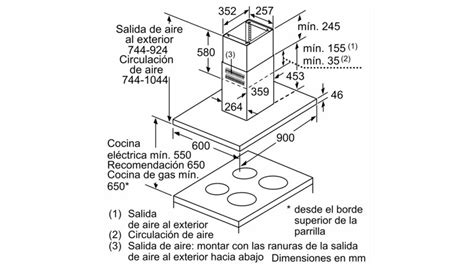 Campana Convencional Balay 3BI997GX 90 cm 754 m³ h 250W B Brycus