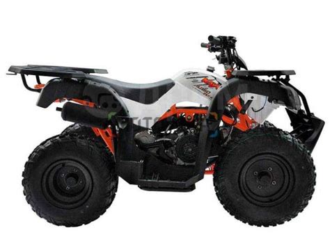 Квадроцикл подростковый KAYO (Кайо) AU150 CVT (белый пластик 2022 г ...