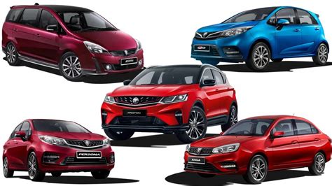 Warna Kereta Saga Baru Proton Saga 2016 2018 Colours Available In 5