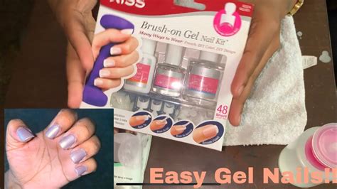 Kiss Brush On Gel Nail Kit Diy Youtube