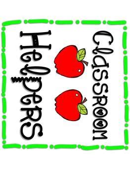 Classroom Helpers - Bulletin Board Title by Pink at Heart | TpT