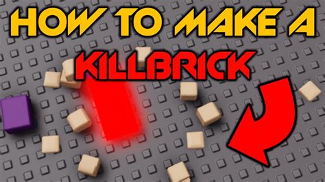 How To Make A Kill Brick In Roblox Studio Roblox Scripting Tutorial