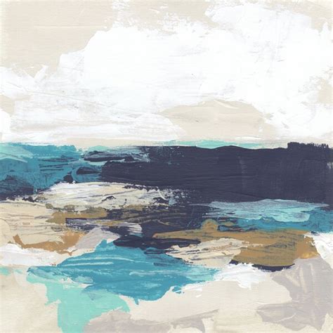 Orren Ellis Palette Coast I By June Erica Vess Wrapped Canvas