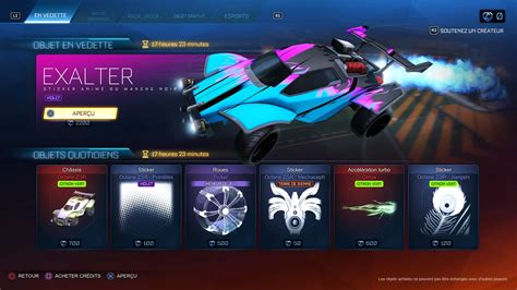 Quoi De Neuf Dans La Boutique Rocket League 140 Du 05 Mars 2021