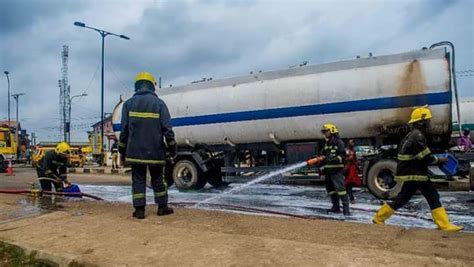 PHOTOS Another Tanker Fire Averted In Lagos Travel Nigeria