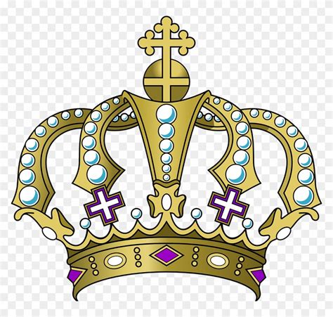 Tilted King Crown Clip Art