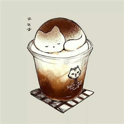 Cute Cat Food Drawings - Cat Mania