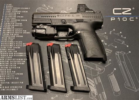 Armslist For Saletrade Cz P10c Optics Ready W Extras