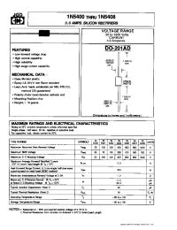 IN5404 (JGD) - 3.0 AMPS. SILICON RECTIFIERS