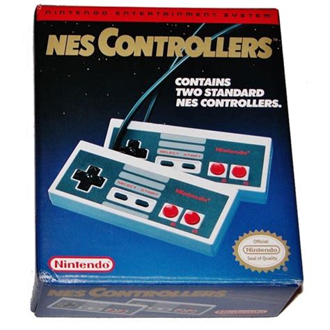 Complete in box Nintendo NES Original Controller 2 Pack For Sale