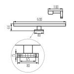 Oprawa Meblowa Liniowa LED ASTIM IP44 12W NW W Kanlux