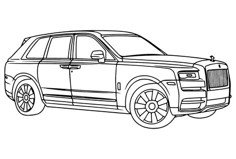 21 Rolls Royce Coloring Pages