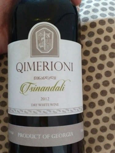 Кимериони Qimerioni Tsinandali Dry White Vivino