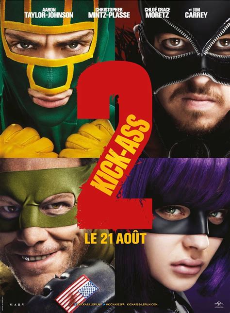 Otro póster francés más y tráiler para adultos de Kick Ass 2 Con un