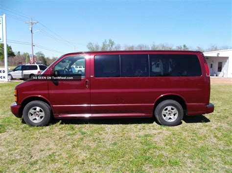 2001 Gmc Savana 1500 Slt Standard Passenger Van 3 Door 5 7l