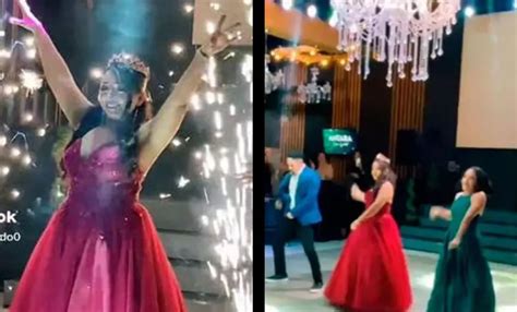 Usuarios De Redes Se Sorprenden Por Baile De Quincea Era De A Os Y