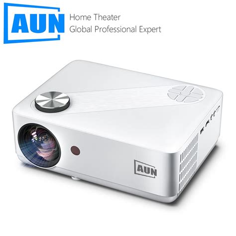 AUN Projektor AKEY8S Android 9 WIFI VideoProjector 4K Decode Beamer