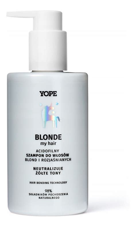 YOPE Blonde my hair acidofilny szampon do włosów blond i rozjaśnianych Wizaż