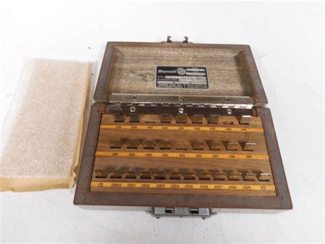 Starrett Webber RS28A1 27 Piece Rect Croblox English Gage Block Set