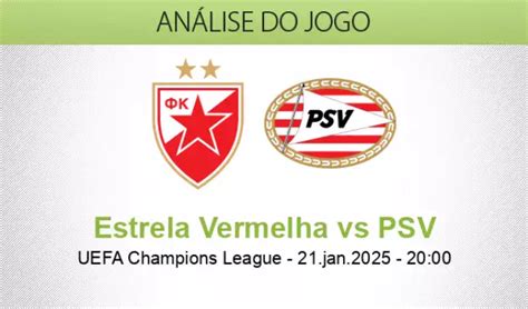 Classificações De Estrela Vermelha X Psv - Prognóstico Estrela Vermelha PSV