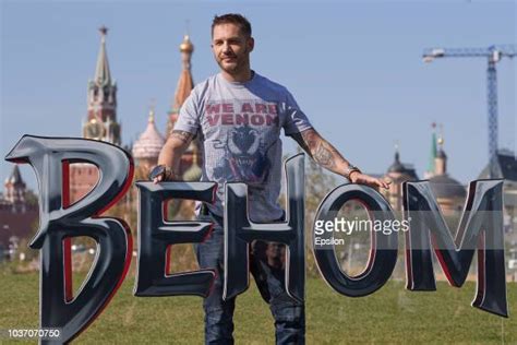 Tom Hardy Photocall Venom In Moscow Photos And Premium High Res