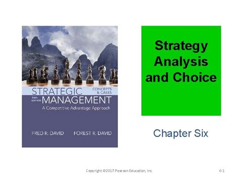 Strategy Analysis And Choice Chapter Six Copyright