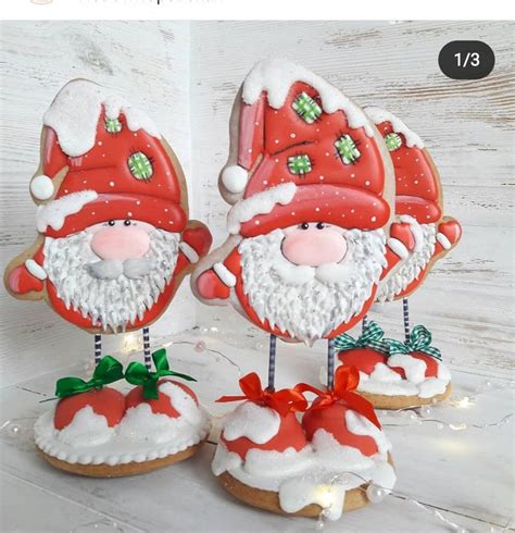 Pin By Isabella Minervini On Babbo Natale Cute Christmas Cookies