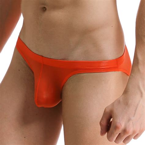 Mens Sexy Underwear Briefs Bikini Ice Silk Low Rise Soft Underpants Ebay