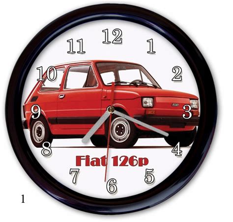 zegar ścienny Fiat 126p 125p syrena trabant 14518702393 Sklepy