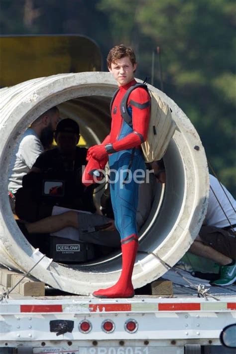 Spider Man Homecoming Tom Holland En Costume