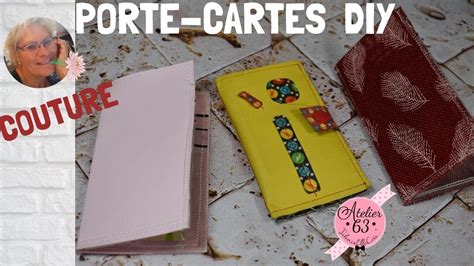 Coudre Un Porte Cartes En Cuir Ou Simili Ou Tissu Tuto Couture