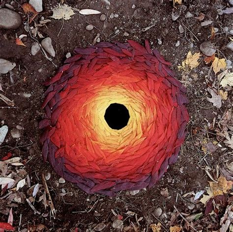 Andy Goldsworthy, Leaves : Art