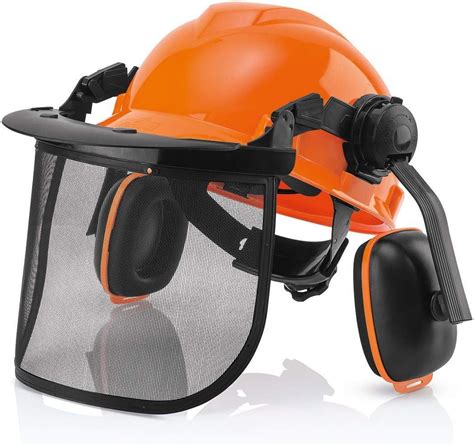 Chainsaw Helmet With Safety Face Shield And Ear Muffs Helmet For