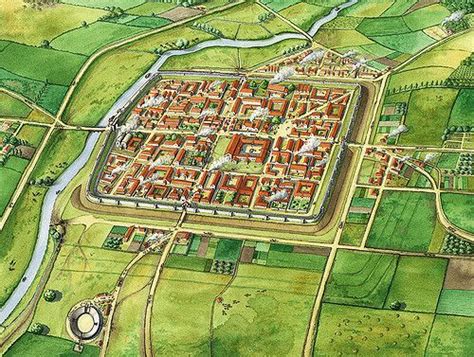 Caistor Roman Town, Reconstruction | Mapa de ciudad, Arquitectura ...